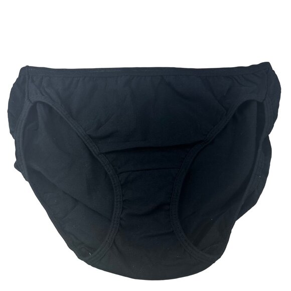 Fruit Of The Loom Women's Size 9 Panty Brief Hi Cut Black New Without Tags - Picture 1 of 6
